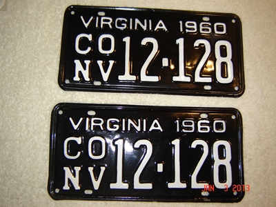 Picture of 1960 Virginia Car Pair #conv12-128