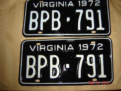 Picture of 1972 Virginia Car Pair #BPB 791