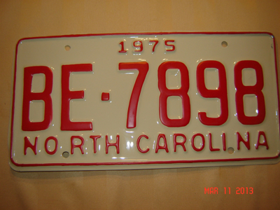 Picture of 1975 North Carolina Car #BE-7898