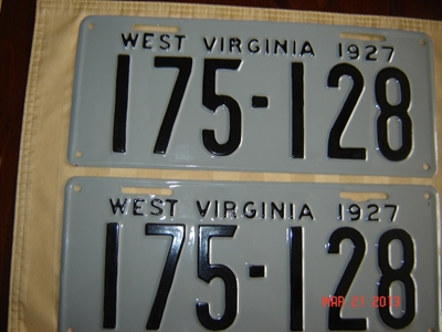 Picture of 1927 West Virginia Car #175-128