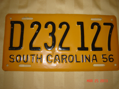 Picture of 1956 South Carolina Car #D232127