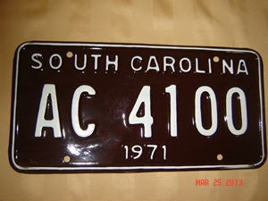 Picture of 1971 South Carolina Car #AC4100