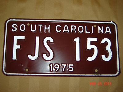 Picture of 1975 South Carolina Car #FJS 153