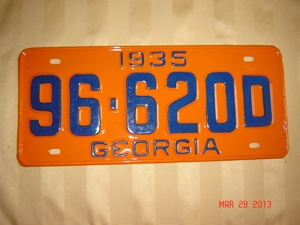 Picture of 1935 Georgia #96-620D