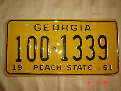 Picture of 1961 Georgia 100-1339