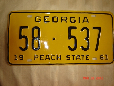 Picture of 1961 Georgia 58-537