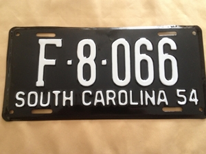 Picture of 1954 South Carolina Car #F8-066