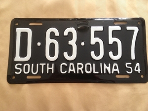 Picture of 1954 South Carolina Car #D63-557