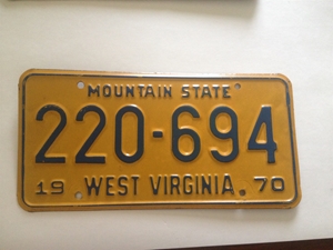 Picture of 1970 West Virginia Car #220-694