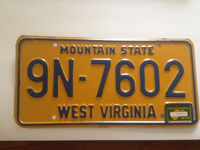 Picture of 1976 West Virginia Car #9N-7602