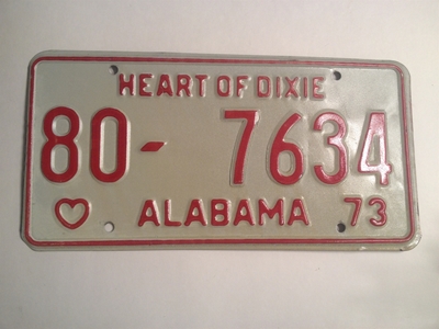 Picture of 1973 Alabama #80-7634