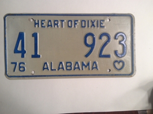 Picture of 1976 Alabama #41-923