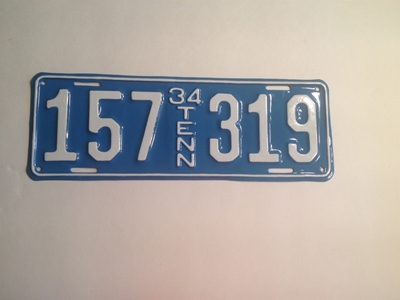 Picture of 1934 Tennessee #157-319