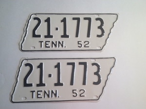 Picture of 1952 Tennessee Pair #21-1773