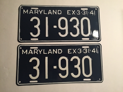 Picture of 1941 Maryland Pair #31-930