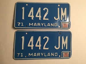 Picture of 1971 Maryland Truck Pair #1442-JM