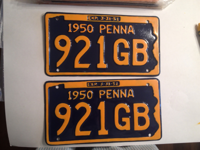 Picture of 1950 Pennsylvania Pair #921GB