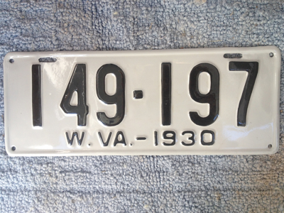 Picture of 1930 West Virginia Car #149-197