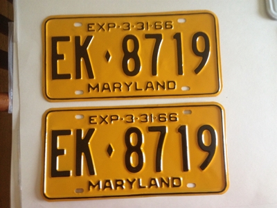 Picture of 1966 Maryland Pair #EK-8719