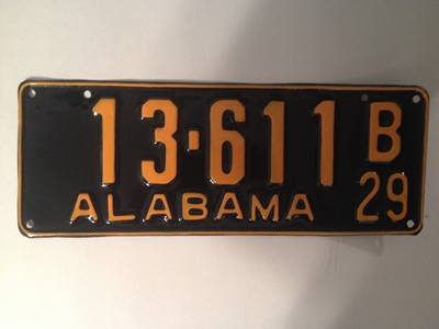 Picture of 1929 Alabama #13-611B