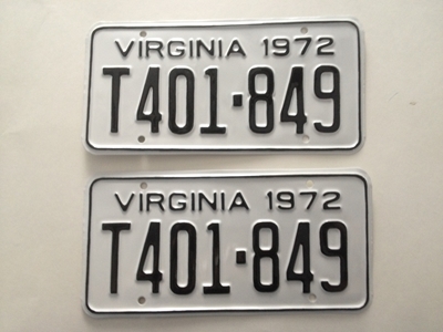 Picture of 1972 Virginia Truck Pair #T401-849