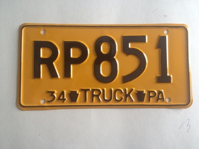 Picture of 1934 Pennsylvania Truck #RP851