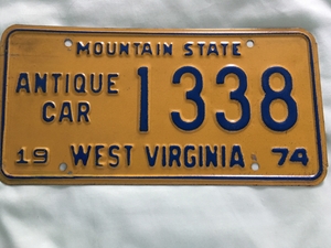 Picture of 1974 West Virginia #1338 antique car