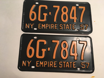 Picture of 1957 New York Pair #6G-7847