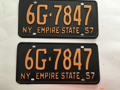 Picture of 1957 New York Pair #6G-7847