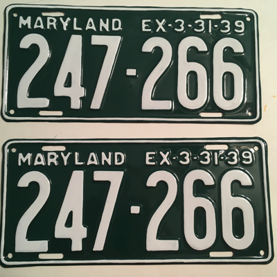 Picture of 1939 Maryland Car Pair #247-266