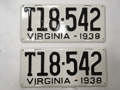 Picture of 1938 Virginia Truck Pair #T18-542