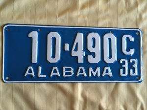 Picture of 1933 Alabama #10-490C