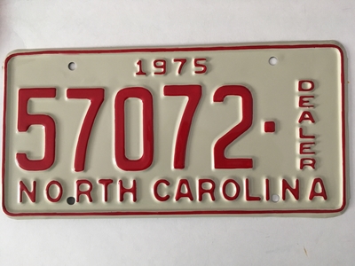 Picture of 1975 North Carolina Dealer #57072