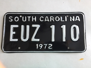 Picture of 1972 South Carolina #EUZ-110