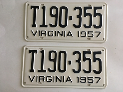 Picture of 1957 Virginia Truck Pair #T190-355