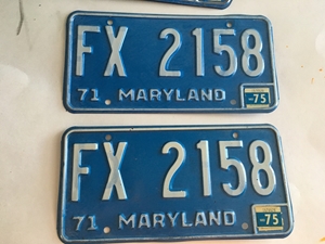 Picture of 1971 Maryland Pair #FX-2158