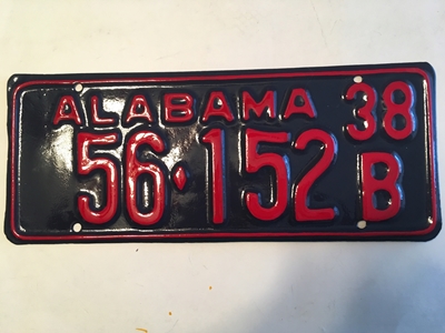 Picture of 1938 Alabama #56-152B