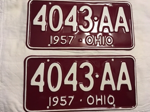 Picture of 1957 Ohio Pair #4043-AA