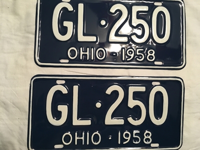 Picture of 1958 Ohio Pair #GL-250