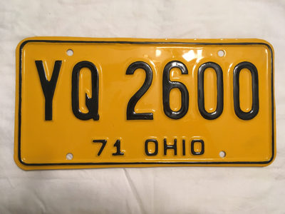 Picture of 1971 Ohio #YQ-2600