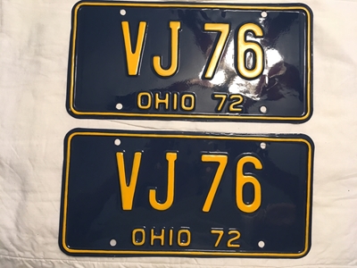 Picture of 1972 Ohio Pair #VJ-76