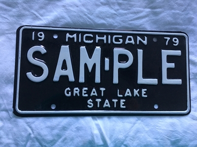 Picture of 1979 Michigan Sample Plate