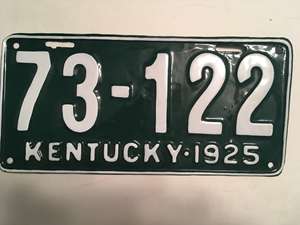 Picture of 1925 Kentucky #73-122