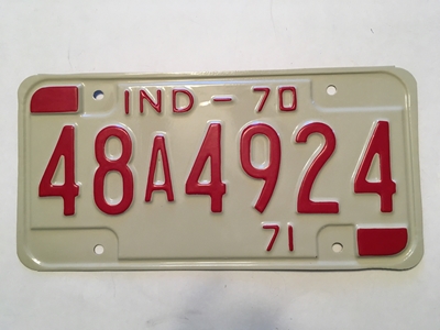 Picture of 1970-71 Indiana #48 A 4924