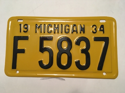Picture of 1934 Michigan #F5837