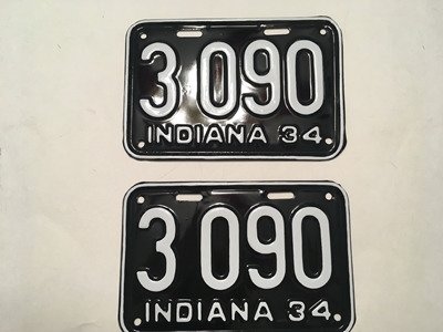 Picture of 1934 Indiana Pair #3 090