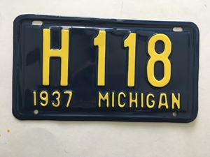 Picture of 1937 Michigan #H 118