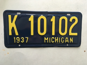 Picture of 1937 Michigan Pair #10102