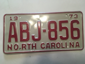 Picture of 1973 North Carolina Car #ABJ-856
