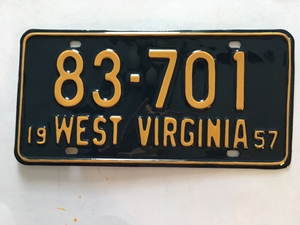 Picture of 1957 West Virginia #83-701